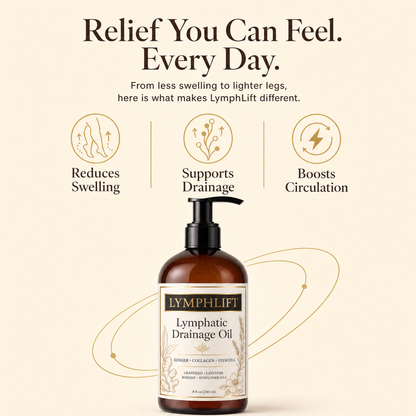 LymphLift Ginger Lymphatic Drainage Oil (8 fl oz)